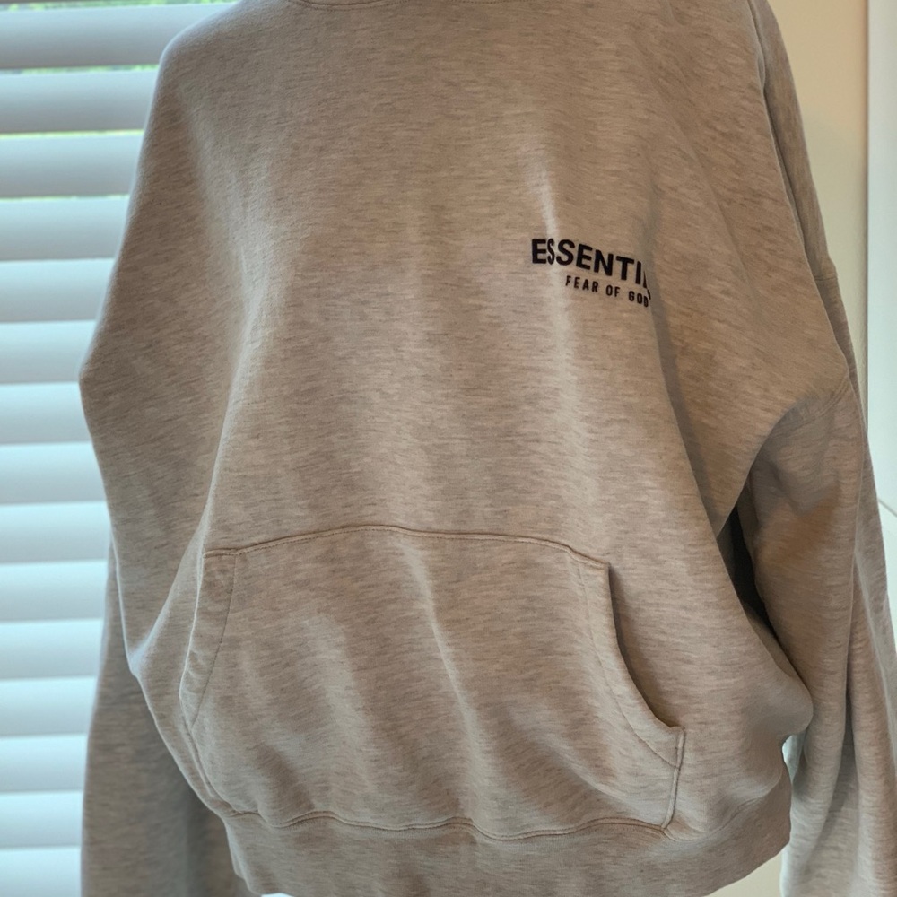 Essentials Light Gray Hoodie
